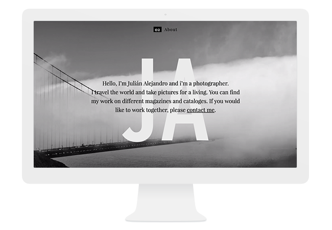 關(guān)于 – 告訴人們你是誰(shuí)