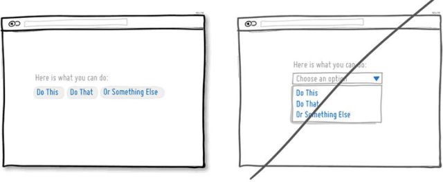 試著別隱藏頁(yè)面上的選項(xiàng)